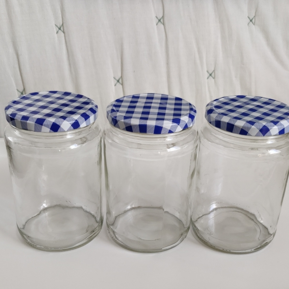 Glass Jar Set Of Three